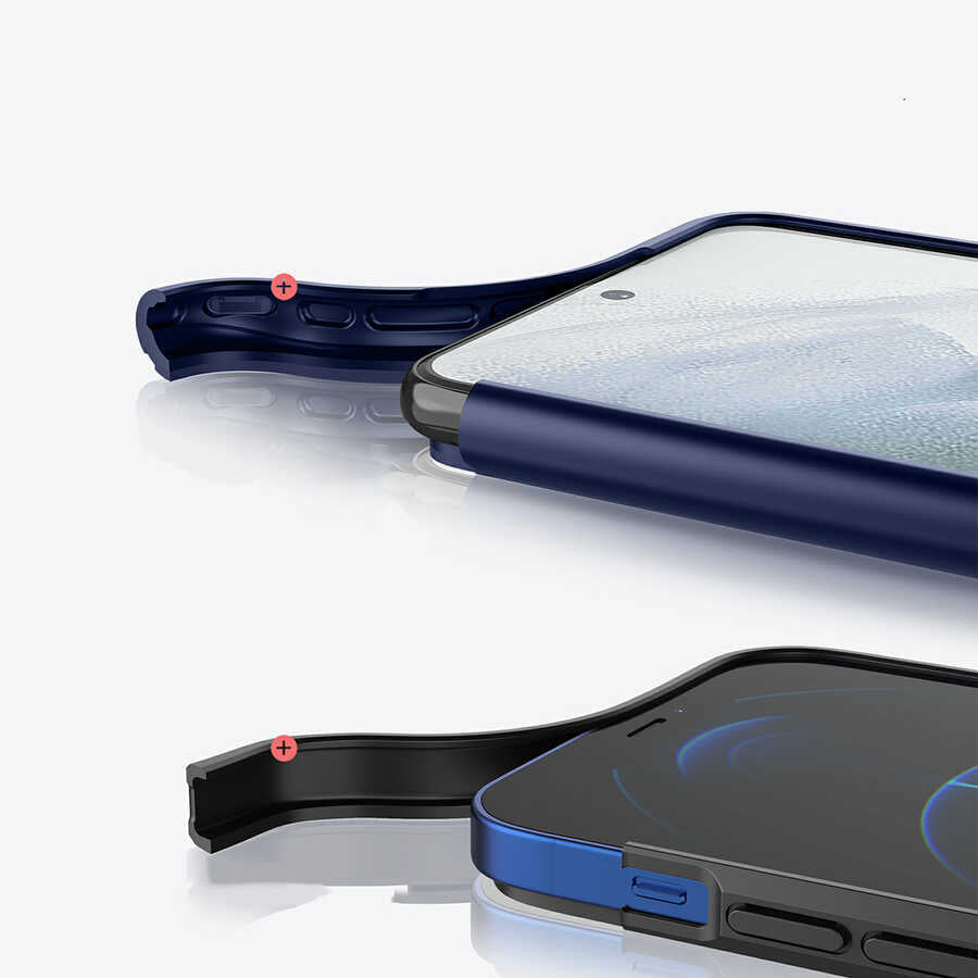 Galaxy S21 Kılıf Wiwu Sand Stone Kapak Kırmızı