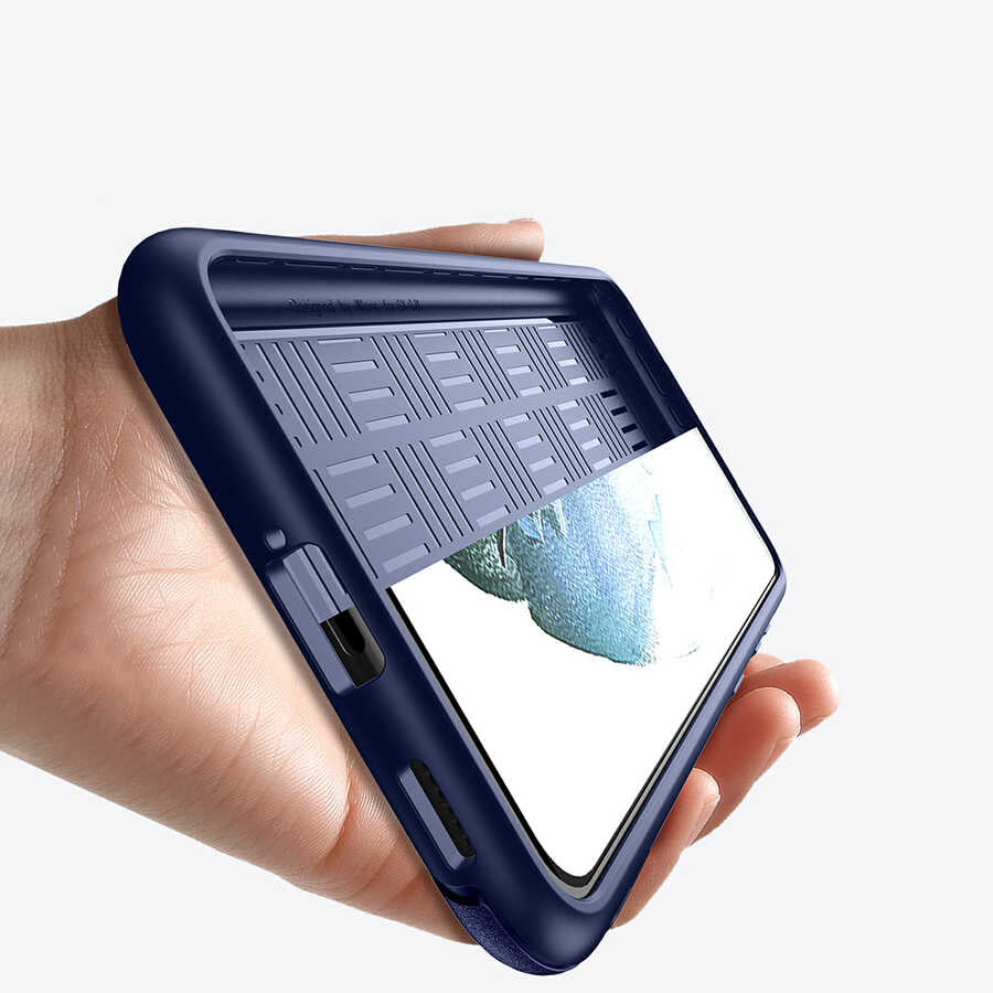 Galaxy S21 Plus Kılıf Wiwu Sand Stone Kapak Siyah