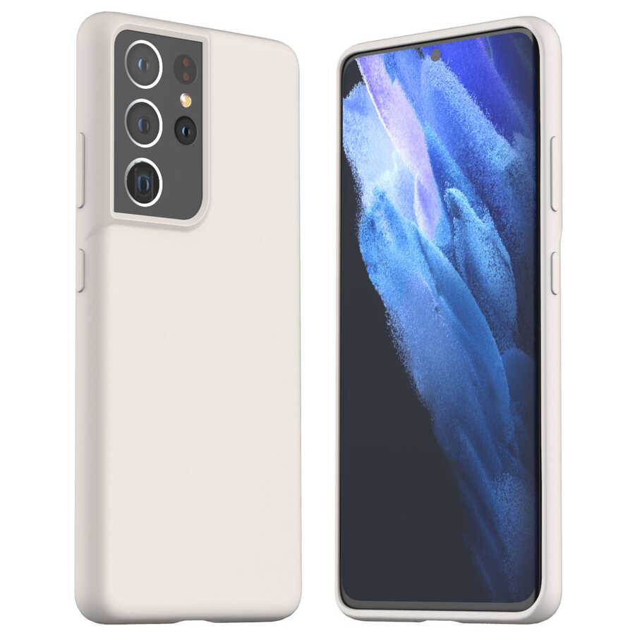 Galaxy S21 Ultra Kılıf Araree Typo Skin Kapak Siyah