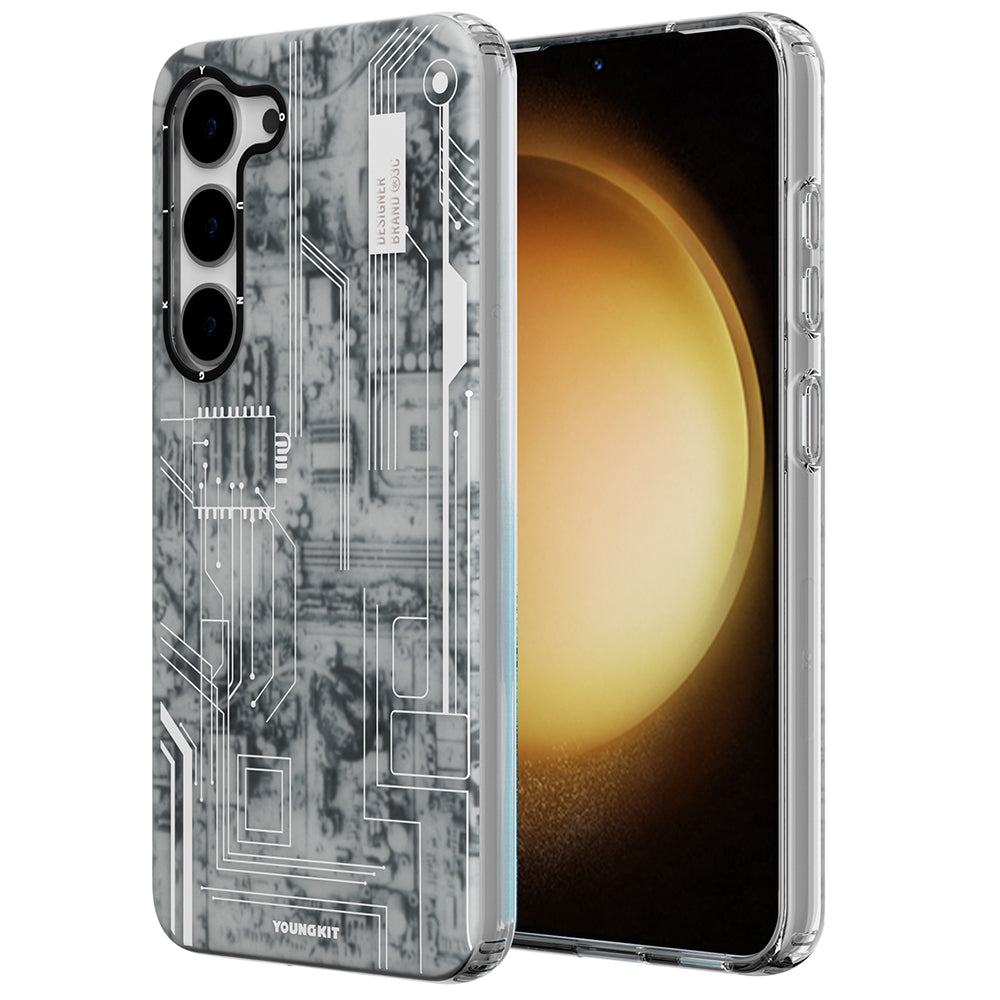 Galaxy S23 Plus Kılıf YoungKit Technology Serisi Kapak Kırmızı