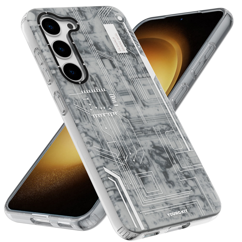 Galaxy S23 Plus Kılıf YoungKit Technology Serisi Kapak Kırmızı