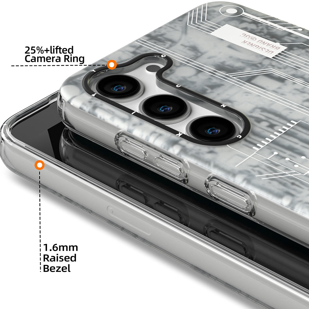 Galaxy S23 Plus Kılıf YoungKit Technology Serisi Kapak Siyah