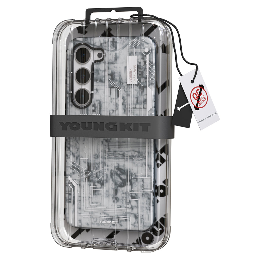 Galaxy S23 Plus Kılıf YoungKit Technology Serisi Kapak Kırmızı