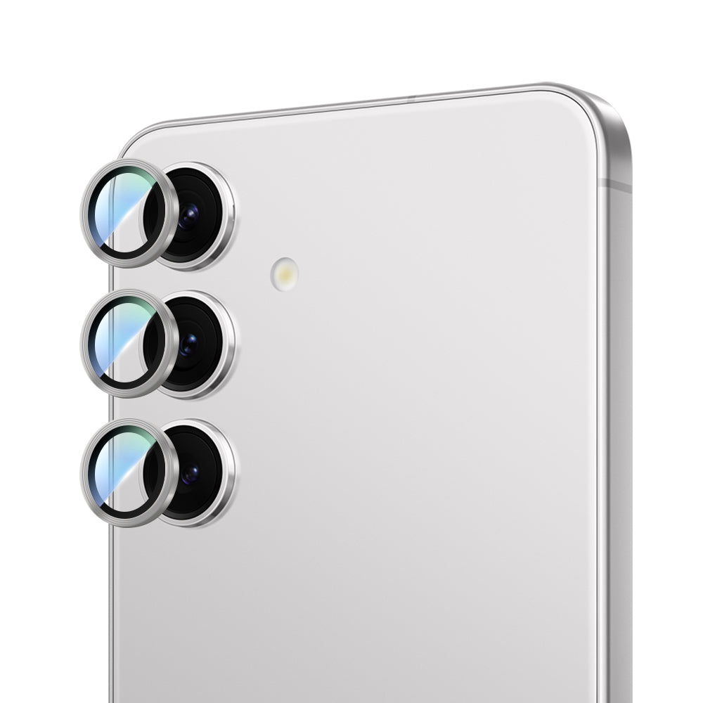 Galaxy S24 Plus CaseWorld Alloy Serisi Oleofobik Anti Reflective Kamera Lens Koruyucu Siyah