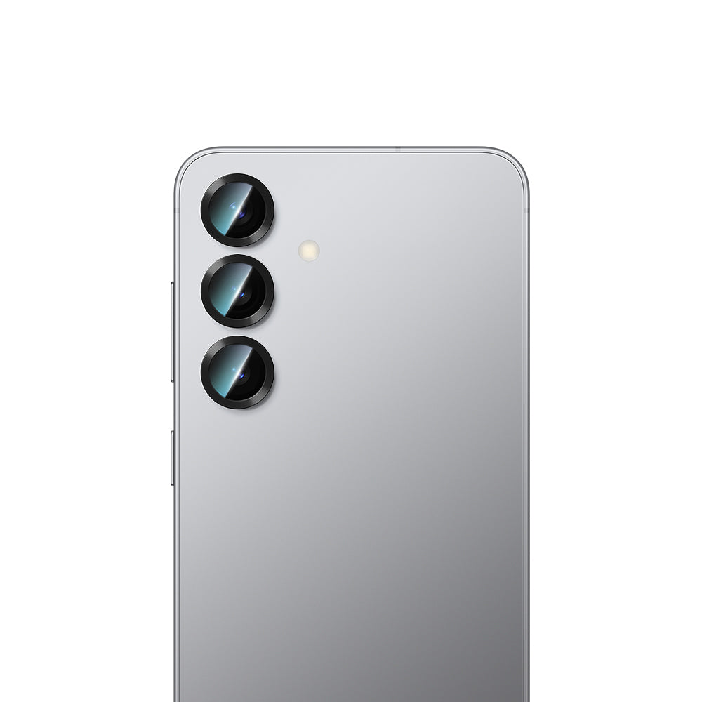 Galaxy S25 CaseWorld Alloy Serisi Oleofobik Anti Reflective Kamera Lens Koruyucu Yeşil