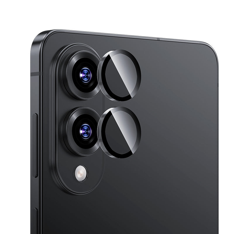 Galaxy S25 Edge Benks Glass Warrior Kolay Uygulama Aparatlı Kamera Lens Koruyucu Şeffaf