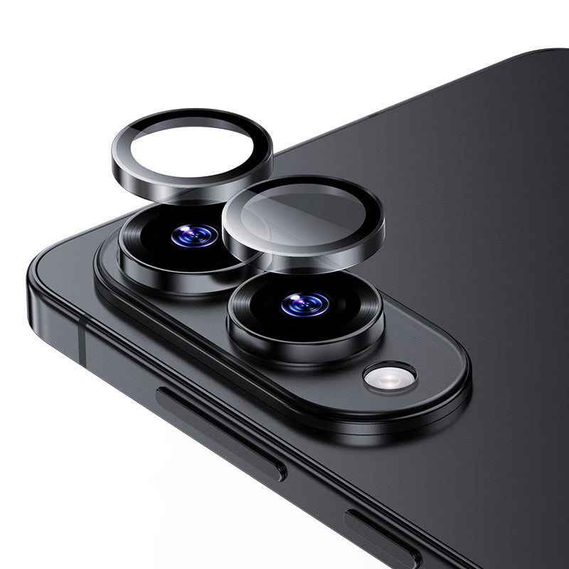 Galaxy S25 Edge Benks Glass Warrior Kolay Uygulama Aparatlı Kamera Lens Koruyucu Şeffaf