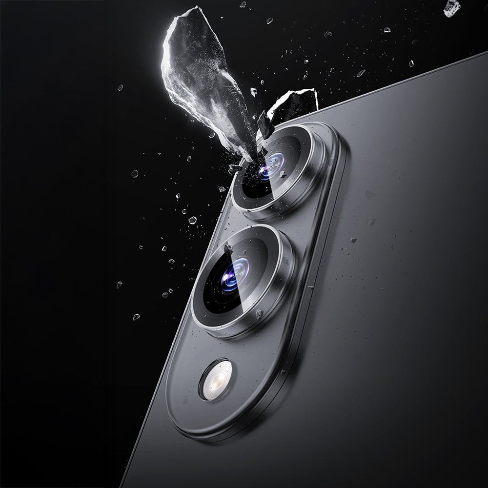 Galaxy S25 Edge Benks Glass Warrior Kolay Uygulama Aparatlı Kamera Lens Koruyucu Şeffaf