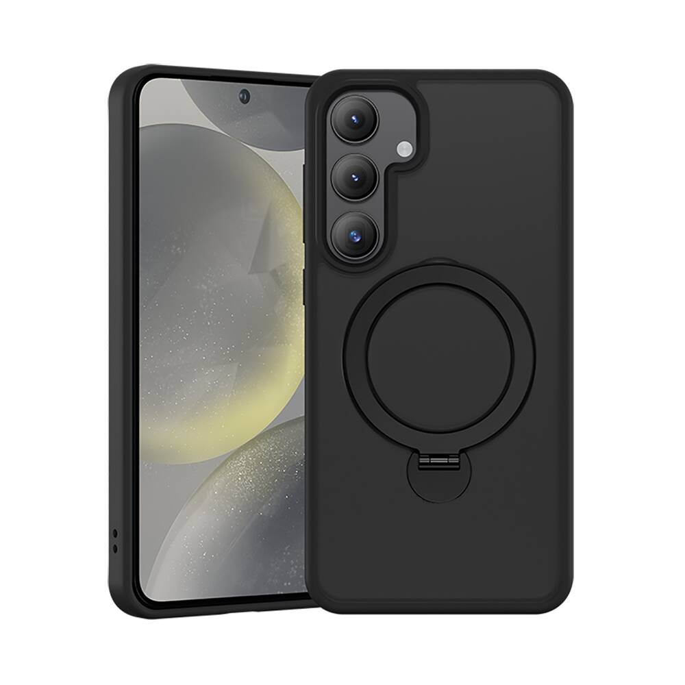 Galaxy S25 Kılıf M-safe Şarj Özellikli Benks Standlı Mist Protective Kapak Mavi