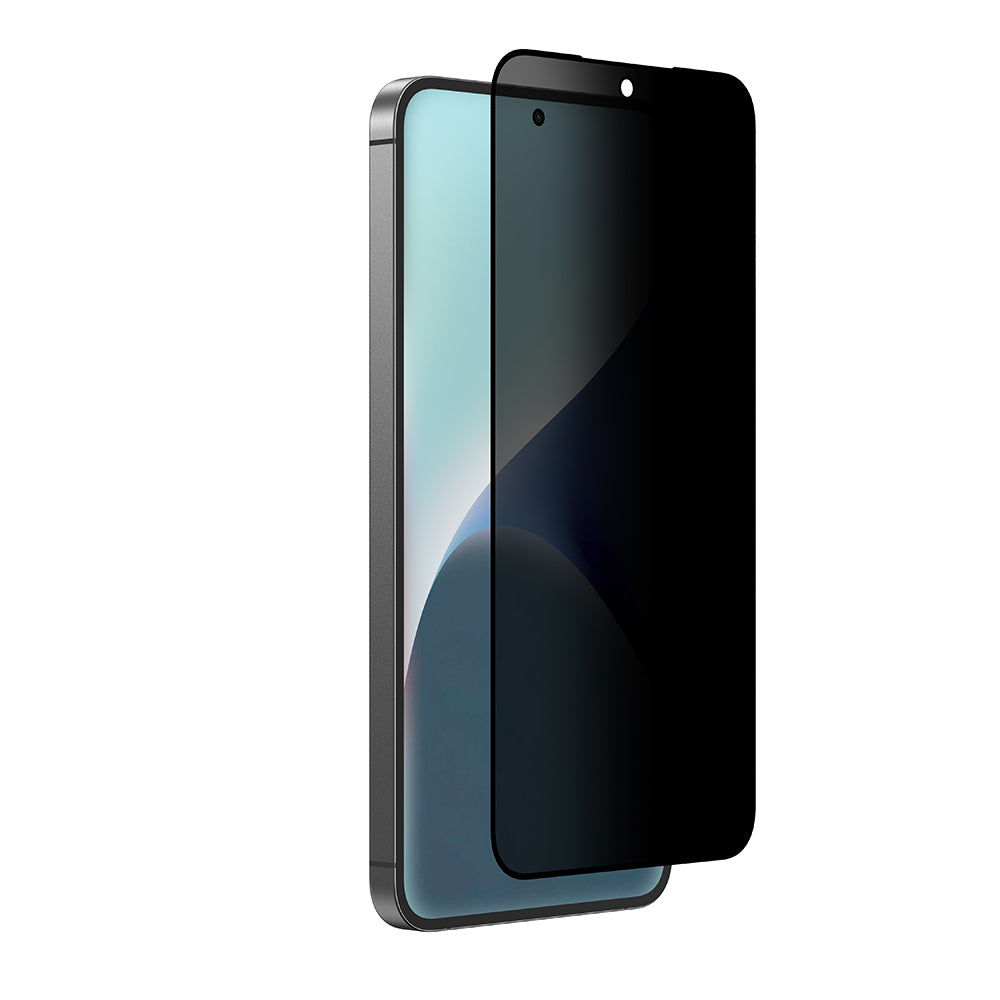 Galaxy S25 Plus Amazingthing Radix Privacy Parmak İzi Bırakmayan Temperli Cam Ekran Koruyucu Siyah