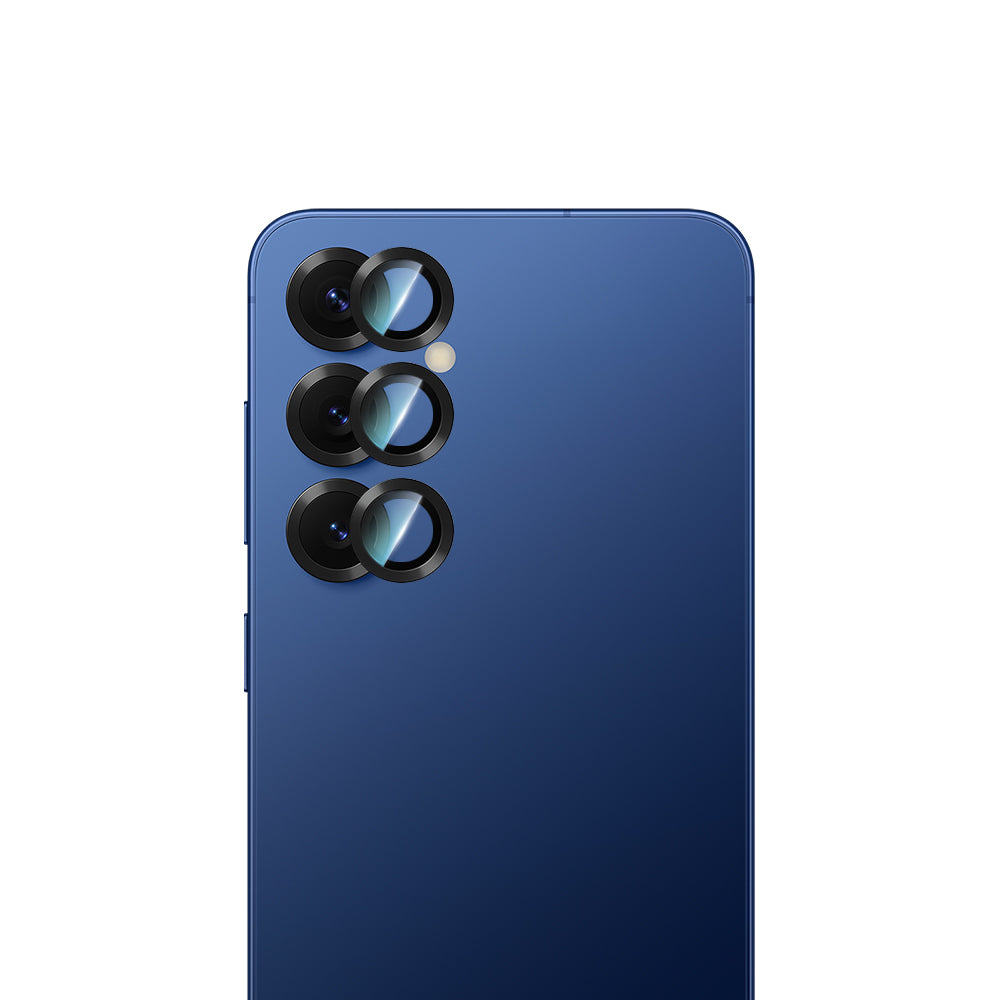 Galaxy S25 Plus CaseWorld Alloy Serisi Oleofobik Anti Reflective Kamera Lens Koruyucu Mavi