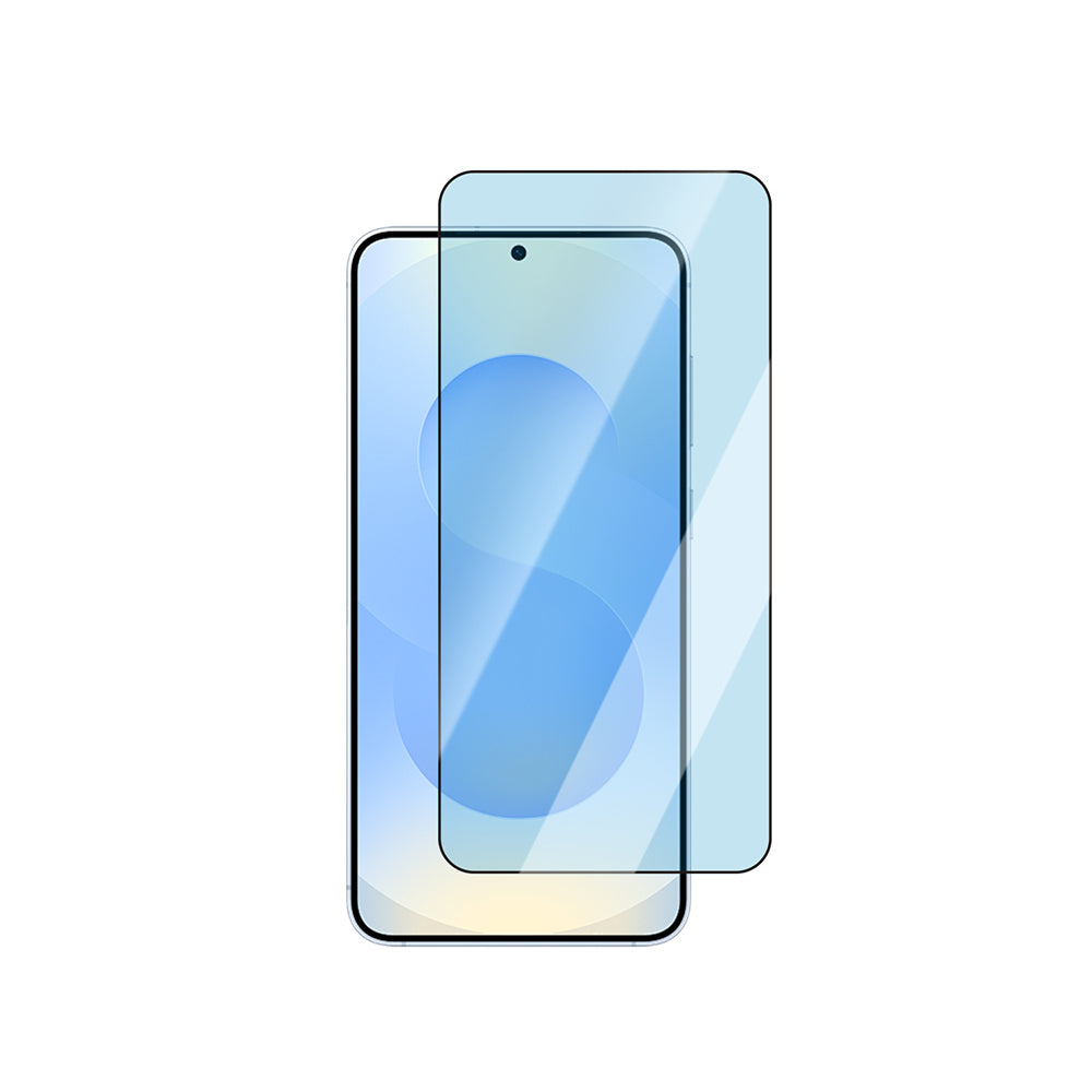 Galaxy S25 Plus CaseWorld Applicator Serisi 2.5D Eyesafe Mavi Işık Teknolojili 0.25mm Temperli Cam Ekran Koruyucu+ Uygulama Aparatı Şeffaf