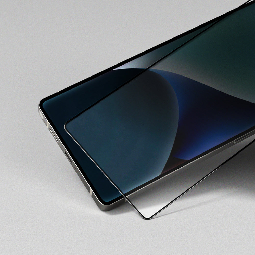 Galaxy S25 Ultra Amazingthing Radix Parmak İzi Bırakmayan Temperli Cam Ekran Koruyucu Siyah