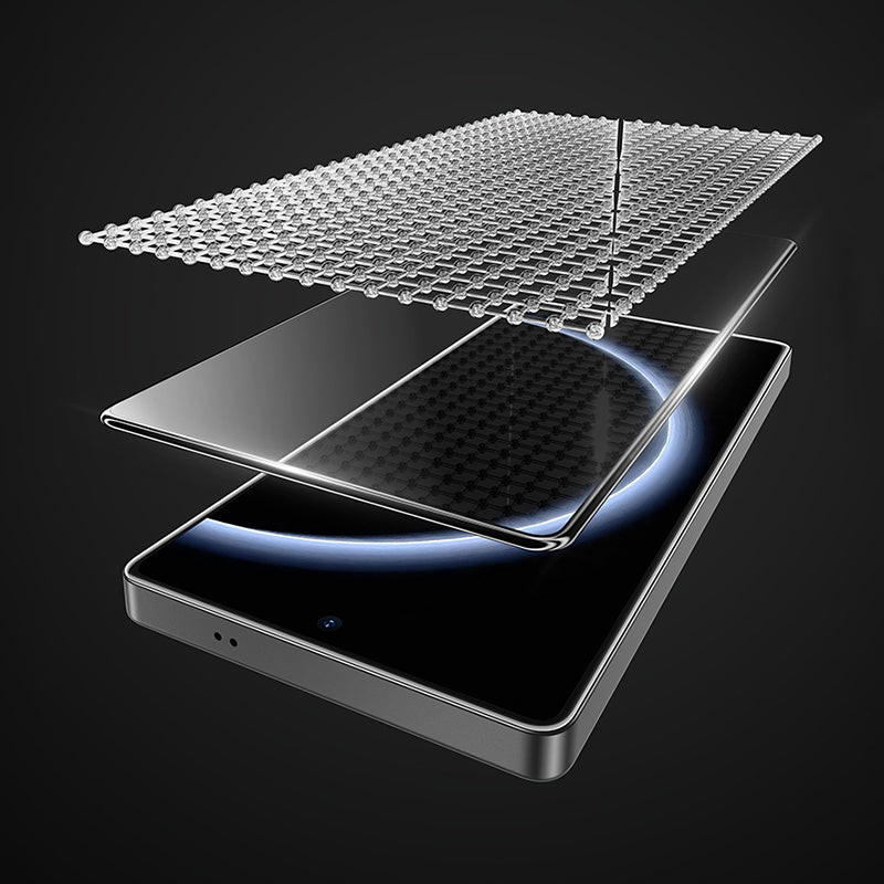 Galaxy S25 Ultra Benks Glass Warrior AR (Anti Reflective) Ekran Koruyucu + Kolay Uygulama Aparatlı Siyah