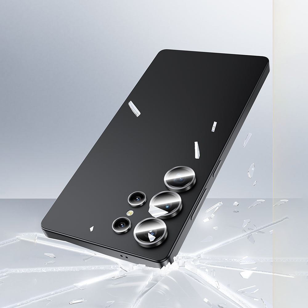 Galaxy S25 Ultra Benks Glass Warrior Kolay Uygulama Aparatlı Kamera Lens Koruyucu Şeffaf