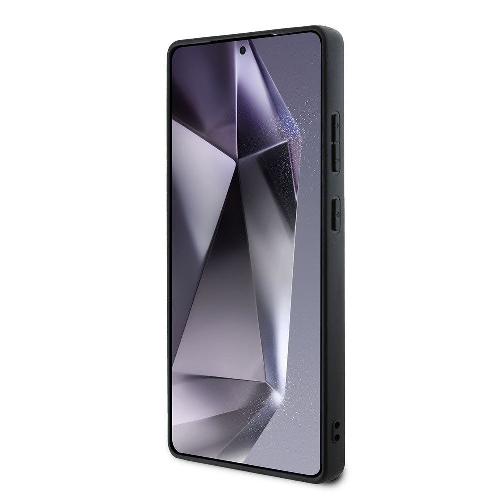 Galaxy S25 Ultra Kılıf Lacoste Orjinal Lisanslı PU Pike Desenli Arka Yüzey İkonik Timsah Dokuma Logolu Kapak Kırmızı