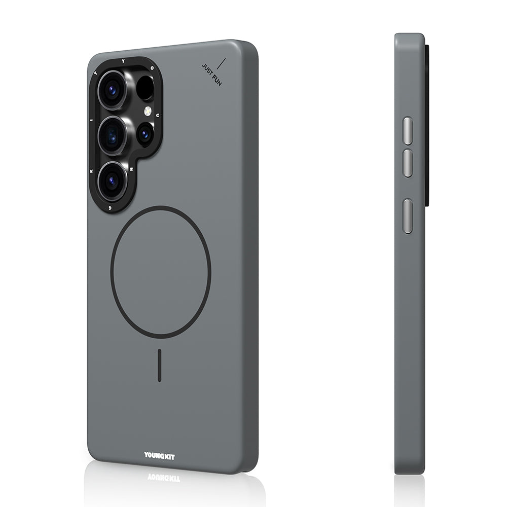 Galaxy S25 Ultra Kılıf M-safe Şarj Özellikli Youngkit Dynamag Serisi Kapak Siyah