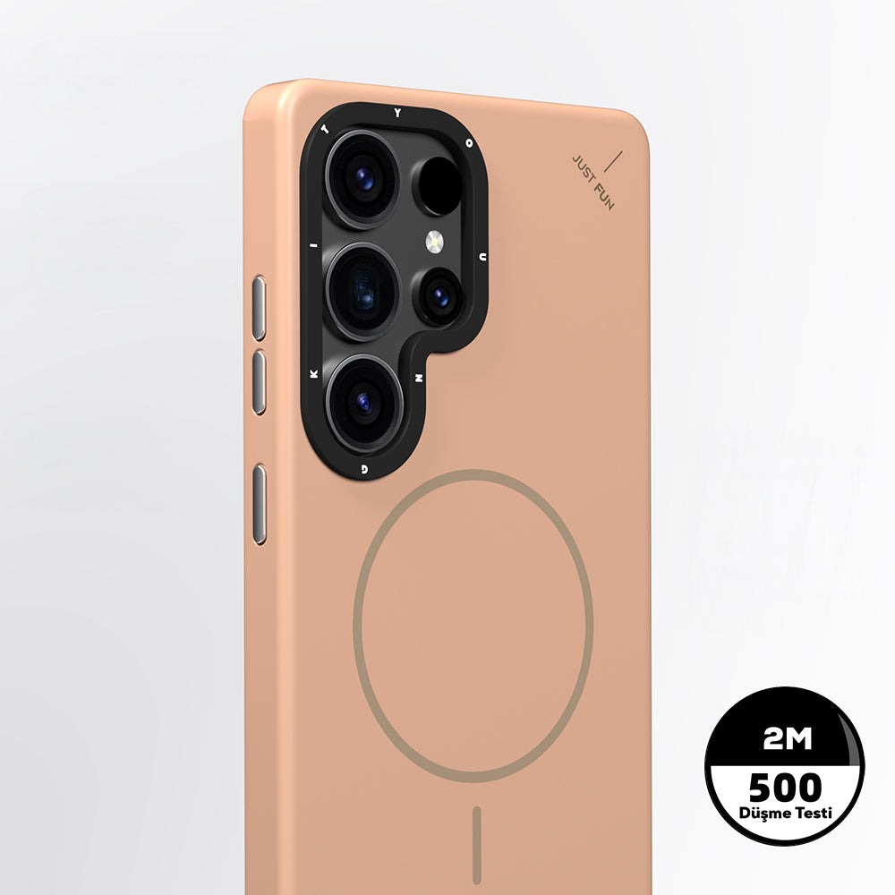 Galaxy S25 Ultra Kılıf M-safe Şarj Özellikli Youngkit Dynamag Serisi Kapak Siyah