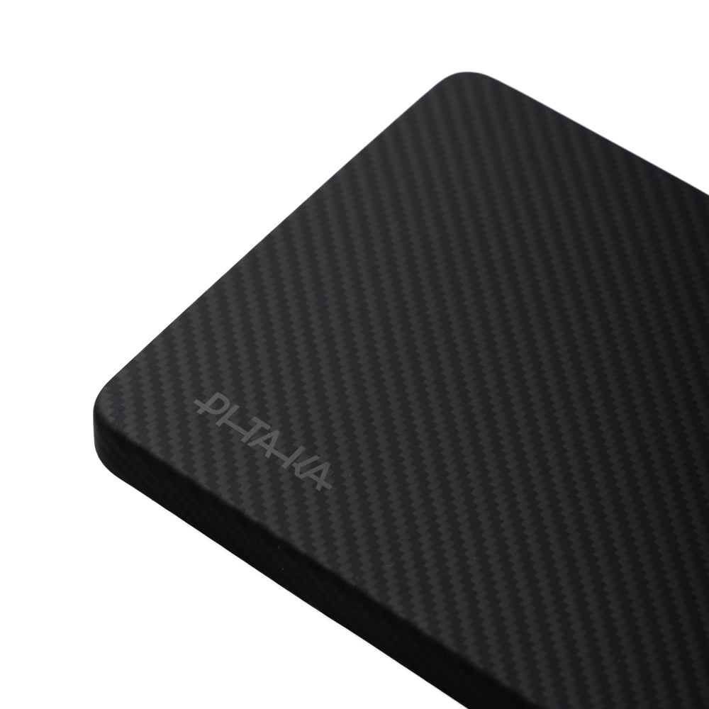 Galaxy S25 Ultra Kılıf M-safe Şarj Özellikli 600D Aramid Fiber Pitaka Ultra-Slim Classic Serisi Black-Grey Twill Kapak Siyah-Gri