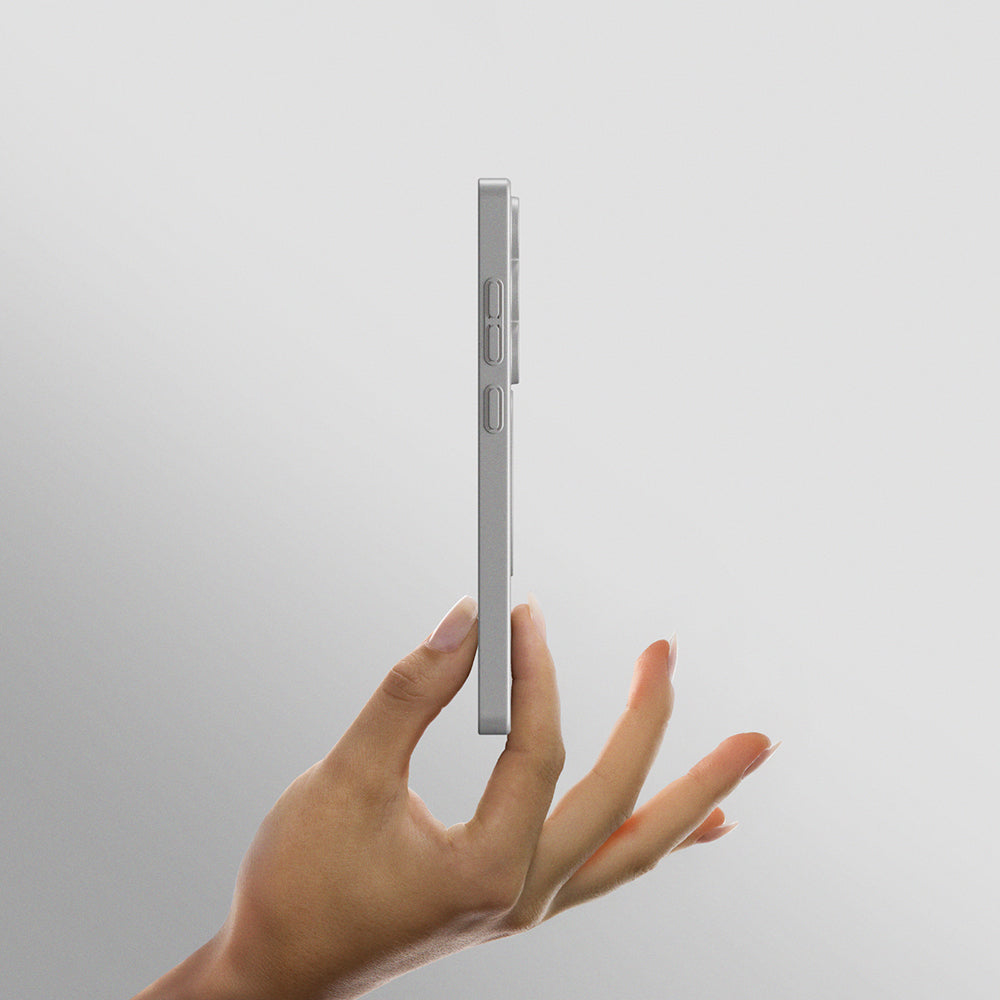 Galaxy S25 Ultra Kılıf M-safe Şarj Özellikli Amazingthing Minimal Air Serisi Kapak Titanyum-Gri