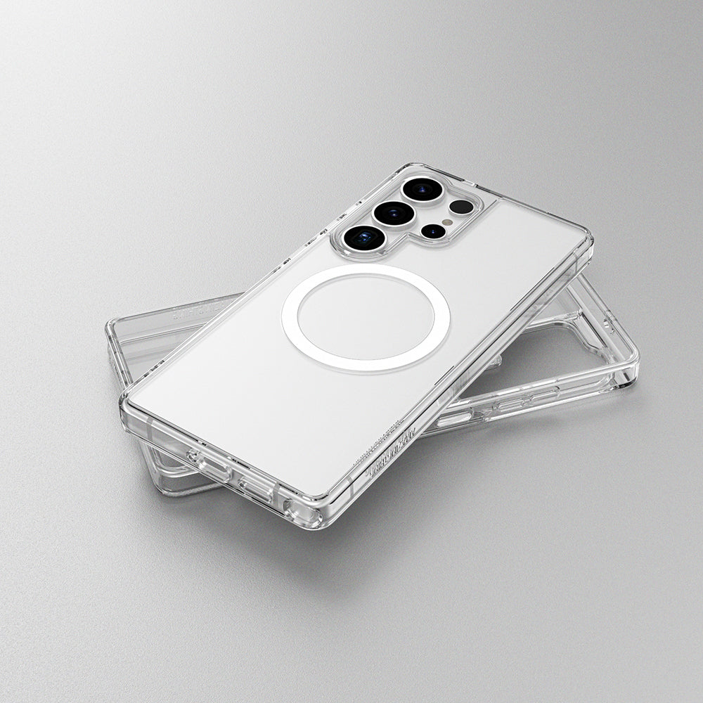 Galaxy S25 Ultra Kılıf M-safe Şarj Özellikli Amazingthing Minimal Serisi Kapak Titanyum-Siyah