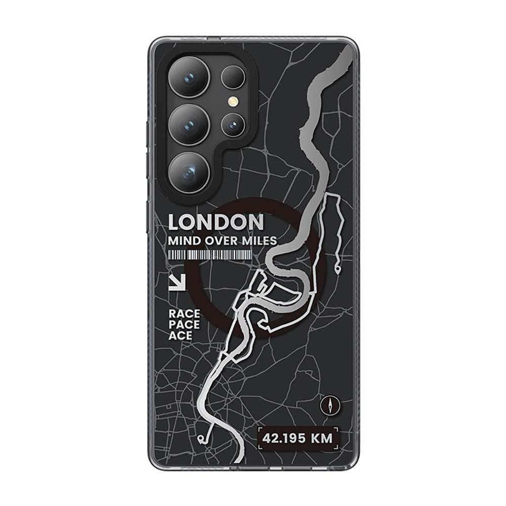 Galaxy S25 Ultra Kılıf M-safe Şarj Özellikli Benks Dynamic City Serisi Kapak Siyah