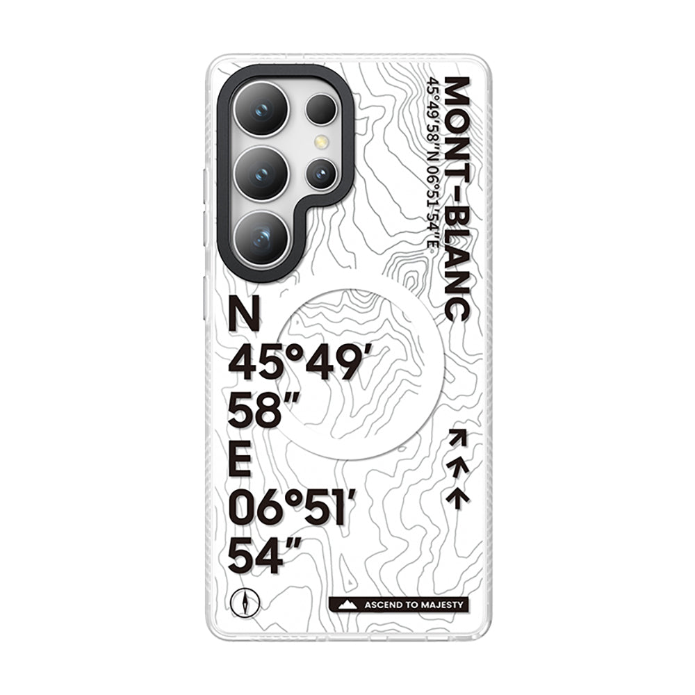 Galaxy S25 Ultra Kılıf M-safe Şarj Özellikli Benks Dynamic Summit Serisi Kapak Beyaz