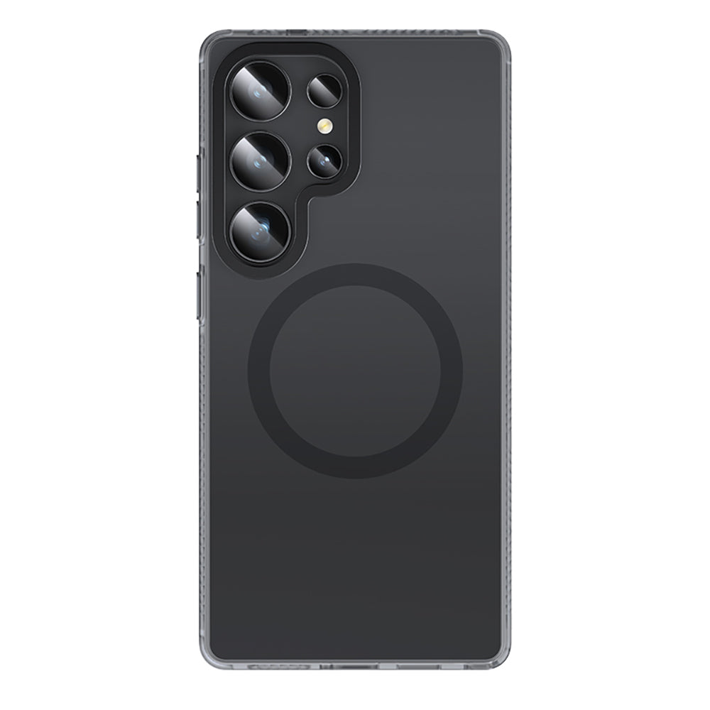 Galaxy S25 Ultra Kılıf M-safe Şarj Özellikli Benks Lucid Armor Kapak Titanyum