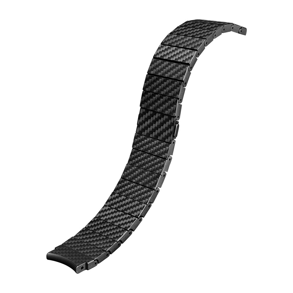 Galaxy Watch 6 Classic 47mm Karbon Fiber Pitaka Modern Serisi Black-Grey Twill Kordon Siyah-Gri