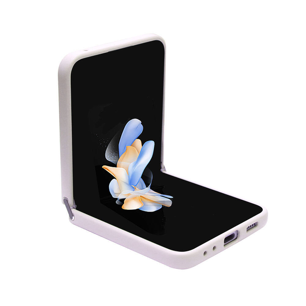 Galaxy Z Flip 5 Kılıf Guess Orjinal Lisanslı PU Deri Taşlı Üçgen Logo 4G Desenli Strass Kapak Siyah