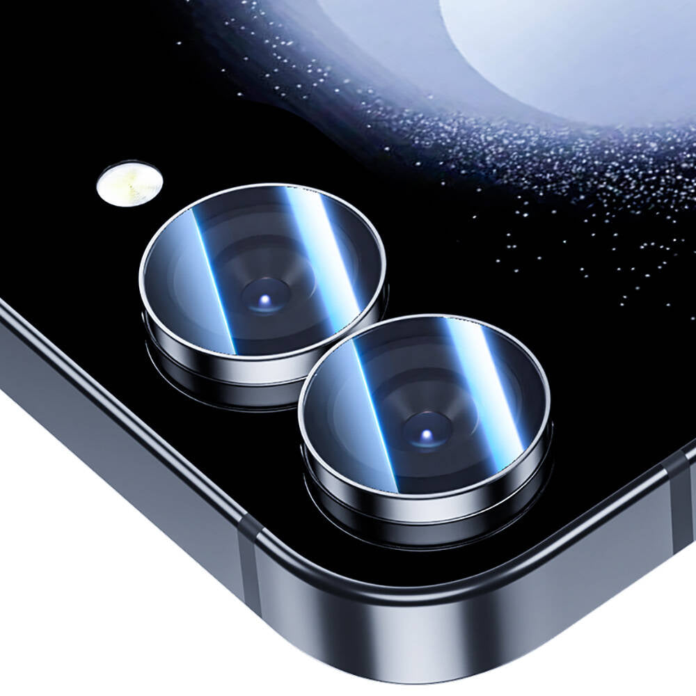 Galaxy Z Flip 6 Benks King Kong Kamera Lens Koruyucu Gümüş