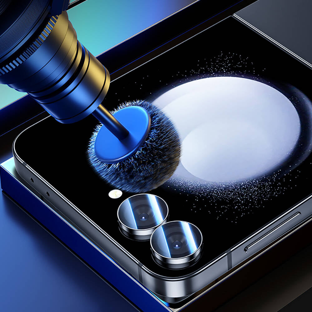 Galaxy Z Flip 6 Benks King Kong Kamera Lens Koruyucu Gümüş