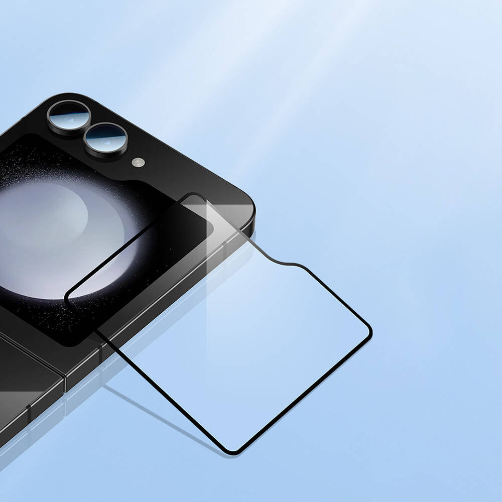 Galaxy Z Flip 6 Benks Ultra Shield Ekran Koruyucu + Kolay Uygulama Aparatlı Siyah