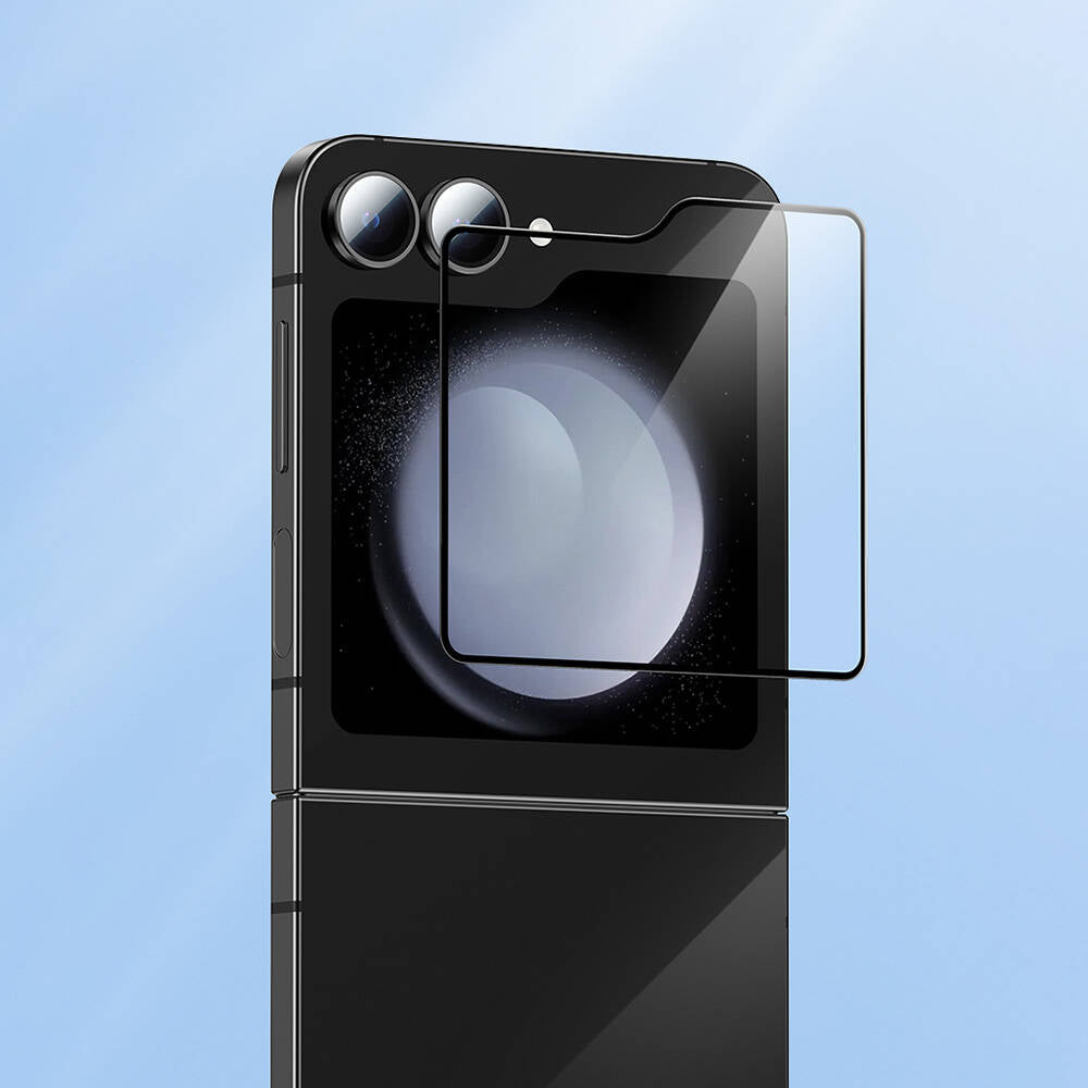 Galaxy Z Flip 6 Benks Ultra Shield Ekran Koruyucu + Kolay Uygulama Aparatlı Siyah