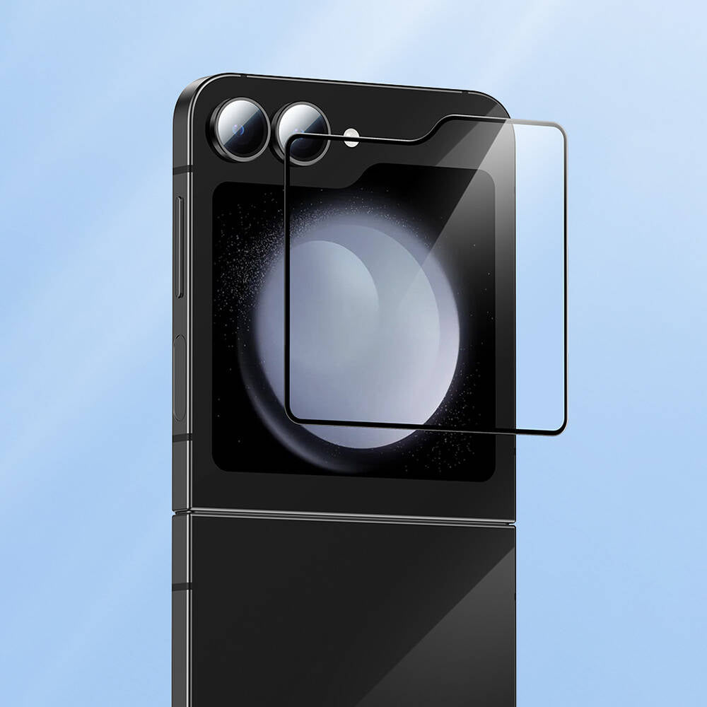 Galaxy Z Flip 6 Benks Ultra Shield Ekran Koruyucu + Kolay Uygulama Aparatlı Siyah