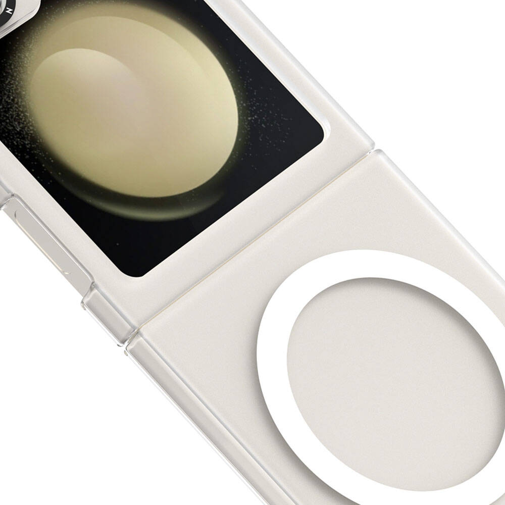 Galaxy Z Flip 6 Kılıf M-safe Şarj Özellikli Youngkit Hidden Sand Serisi Kapak Siyah