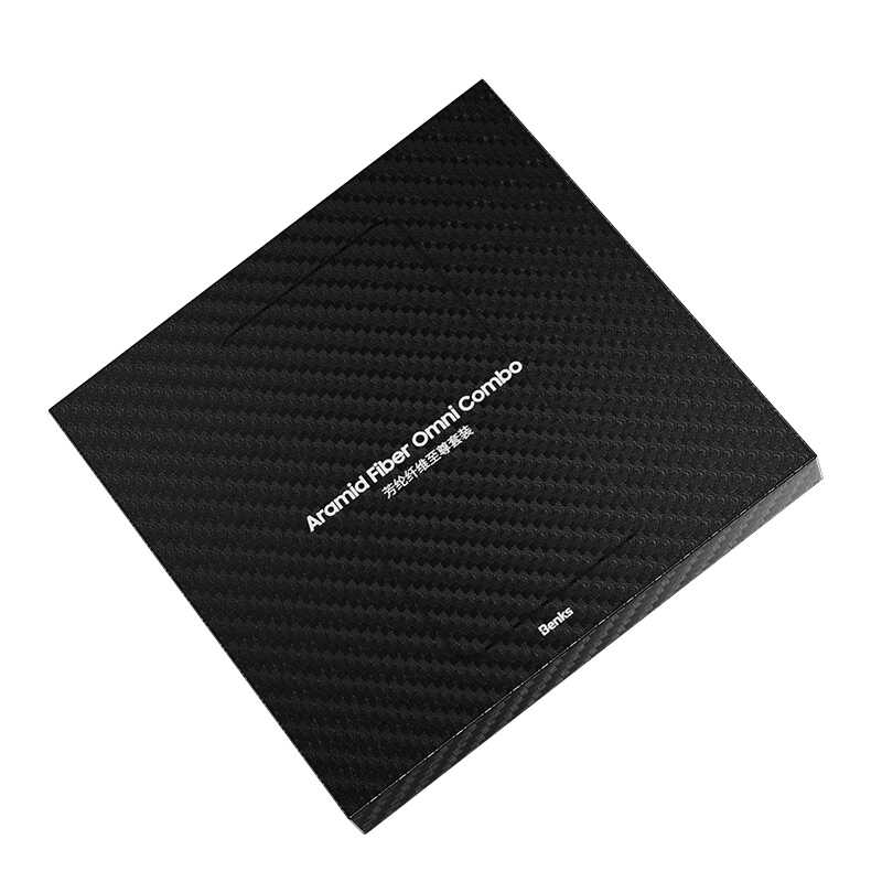 Galaxy Z Fold 3 Kılıf Benks 3 in 1 Suit Kapak Siyah