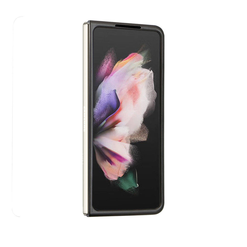 Galaxy Z Fold 5 Kılıf AMG M-safe Şarj Özellikli Büyük Logo Dizayn Orjinal Lisanslı Kapak Siyah