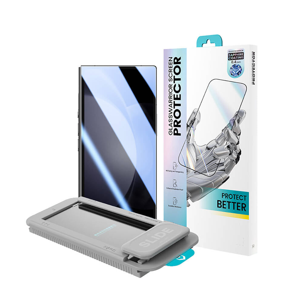 Galaxy Z Fold 6 Benks Glass Warrior HD Cam Ekran Koruyucu + Kolay Uygulama Aparatlı Siyah