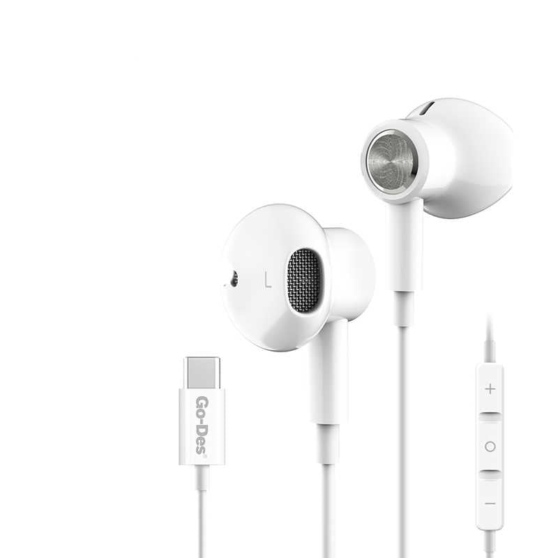 Go Des GD-EP109 Type-C Stereo Kulaklık Beyaz