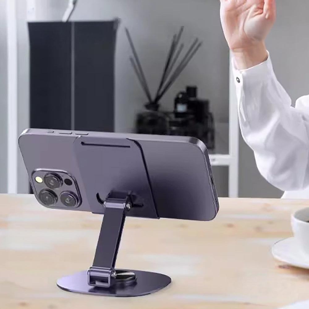 Go Des GD-HD373 Ayarlanabilir Katlanabilir 360 Derece Dönebilen Telefon ve Tablet Standı Siyah