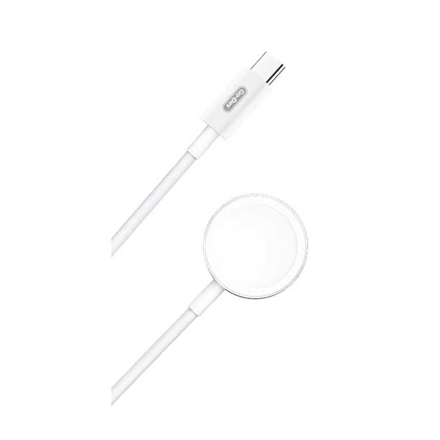 Go Des GD-UC590 Apple Watch Serisi Akıllı Saat Wireless Type-C Şarj Kablosu Beyaz