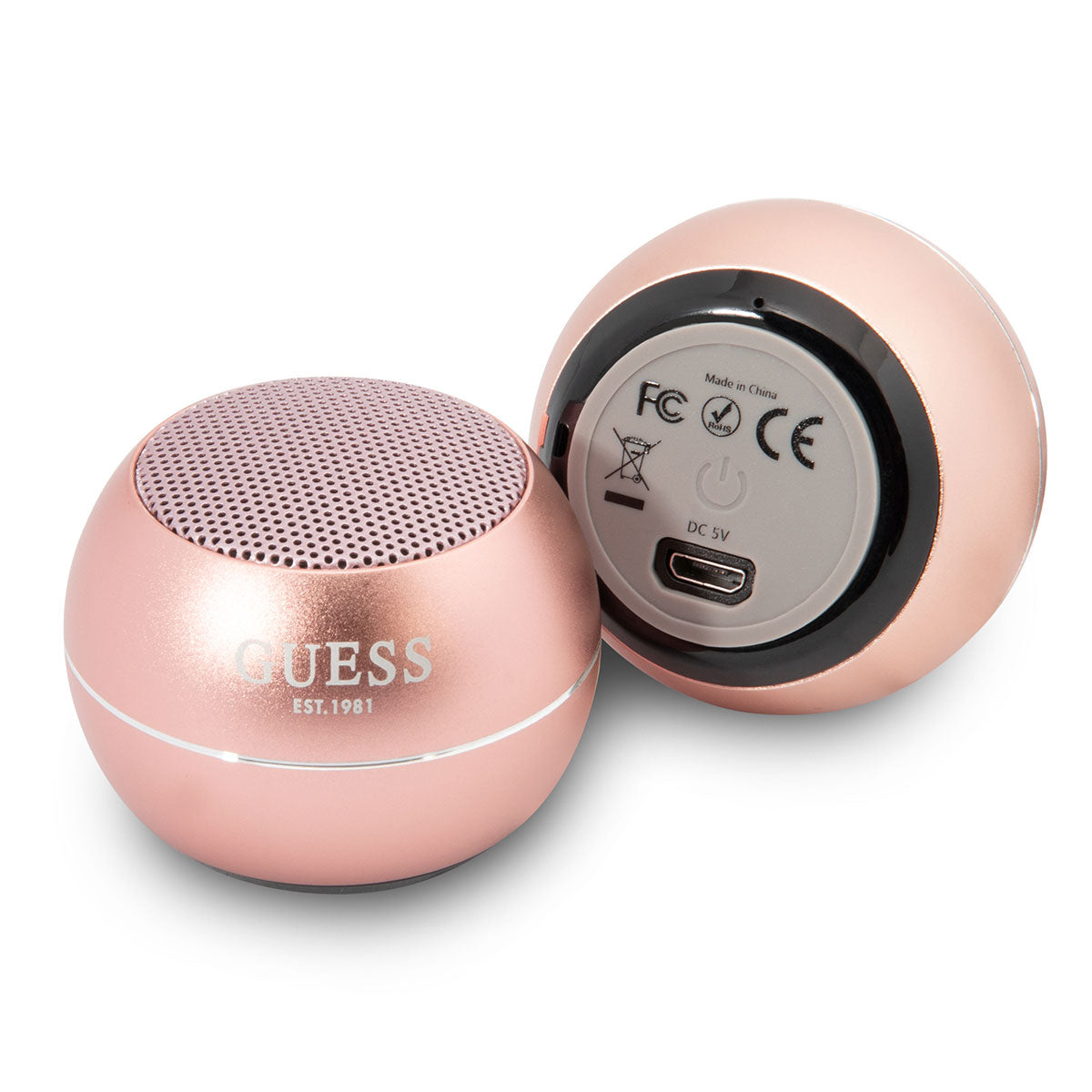 GUESS Alüminyum Alaşım Gövde Tasarımlı Mini Bluetooth Speaker Gri