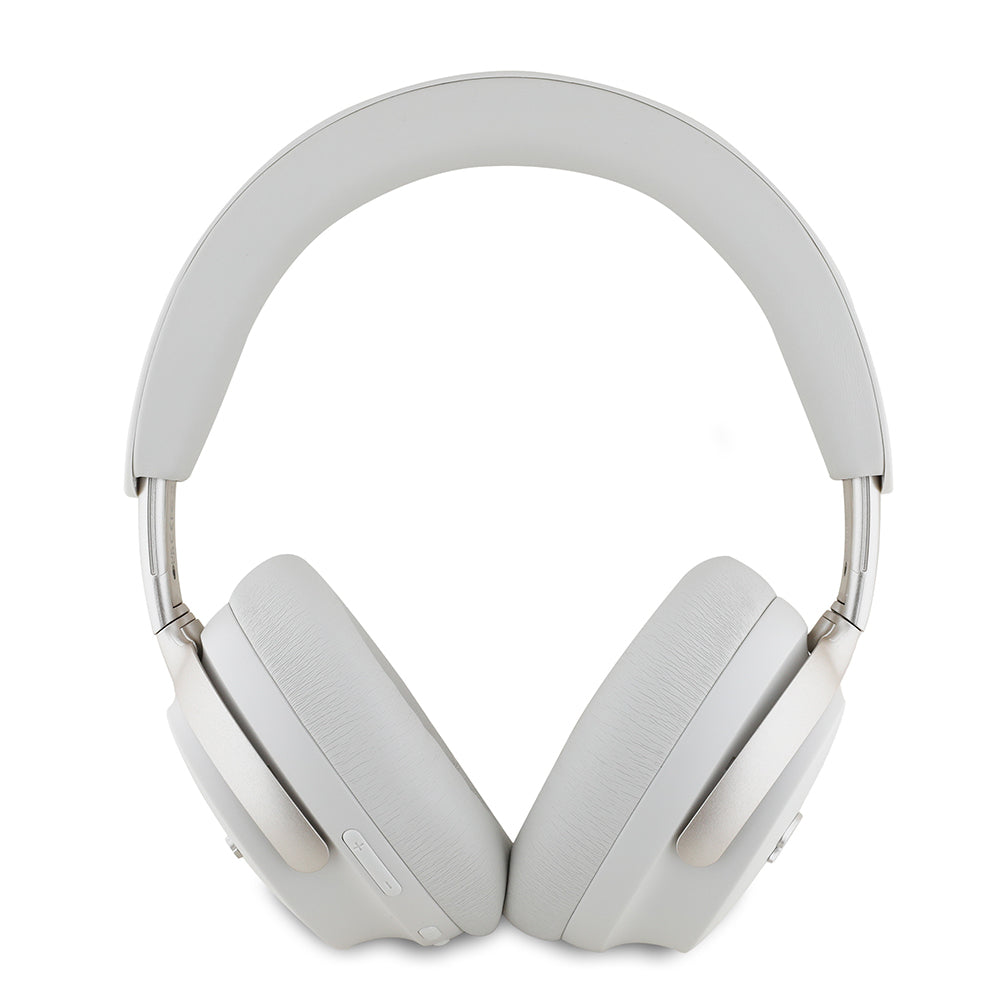 Guess Orjinal Lisanslı ANC/ENC Özellikli Metal Yazı Logolu Script Serisi Kulak Üstü Bluetooth Kulaklık v5.4 Siyah