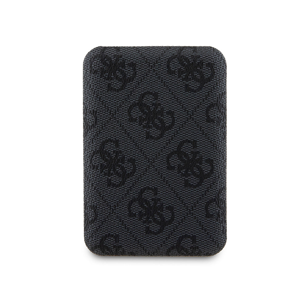 Guess Orjinal Lisanslı Dijital Led Göstergeli PU Deri 4G Desenli Metal Yazı Logolu Powerbank 5000mAh 15W Mavi