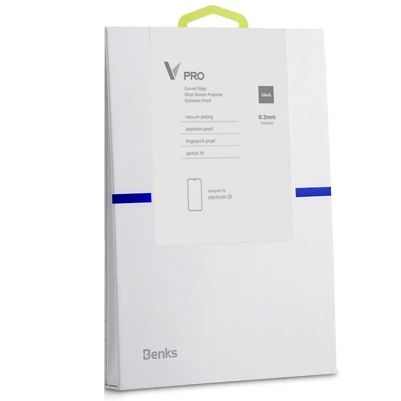 Huawei Mate 20 Benks 0.3mm V Pro Ekran Koruyucu Siyah
