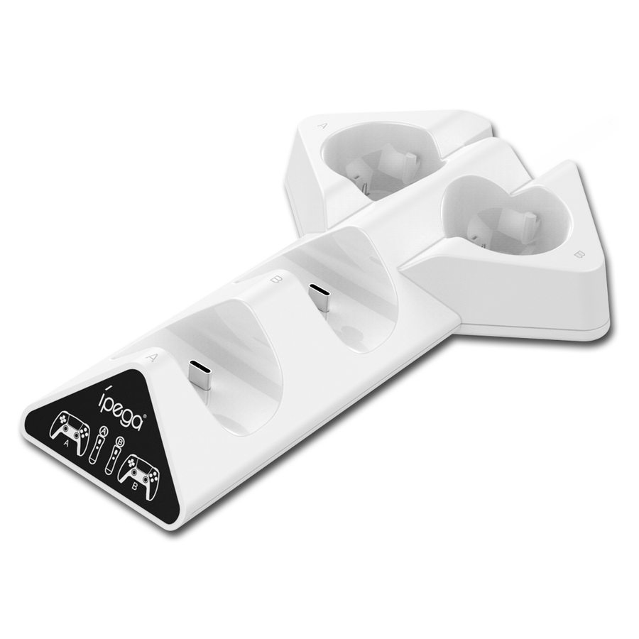 iPega PG-P5011 Playstation 5 Dualsense Şarj İstasyonu Beyaz