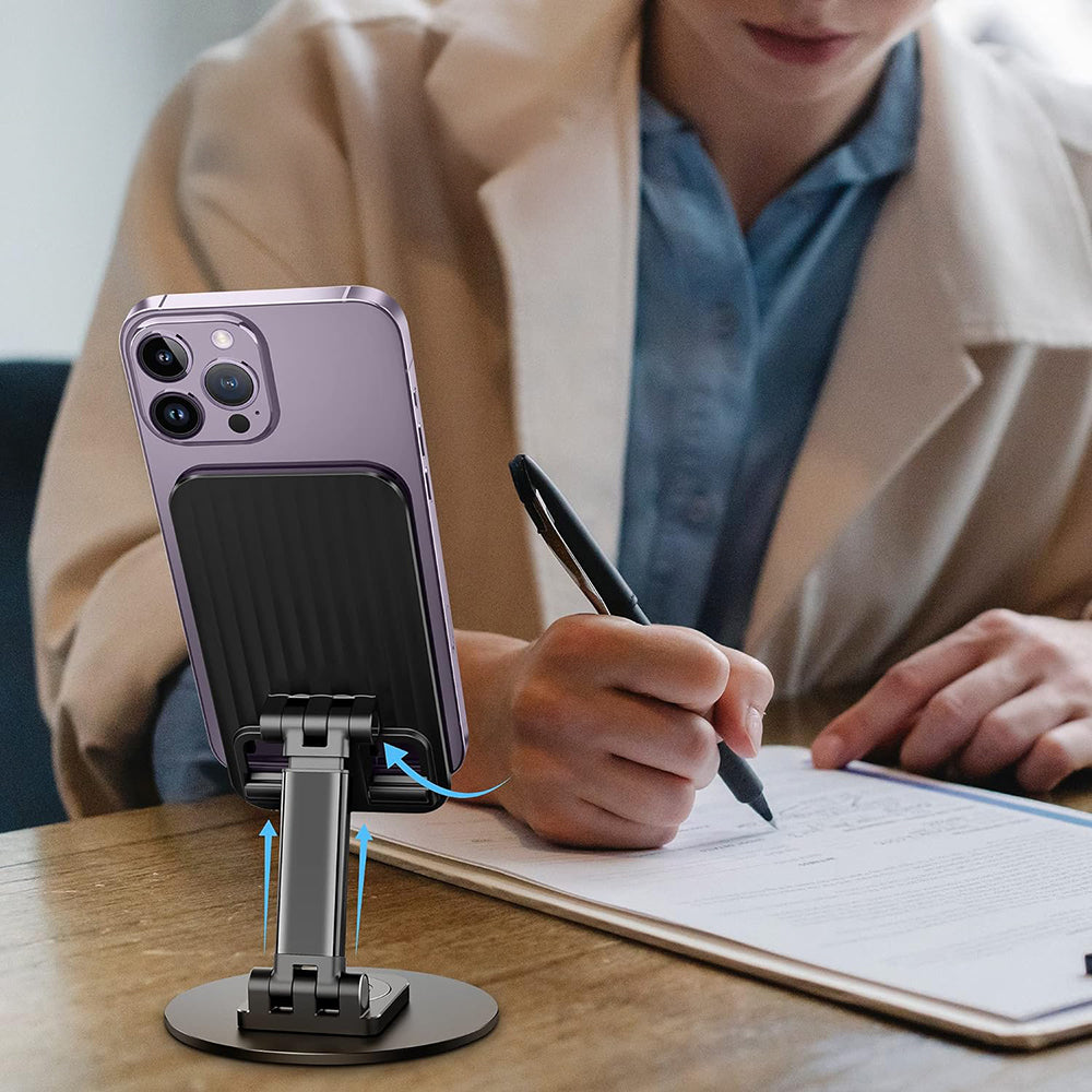 Jmary MK-59 Ayarlanabilir Katlanabilir 360 Derece Dönebilen Telefon ve Tablet Standı Siyah