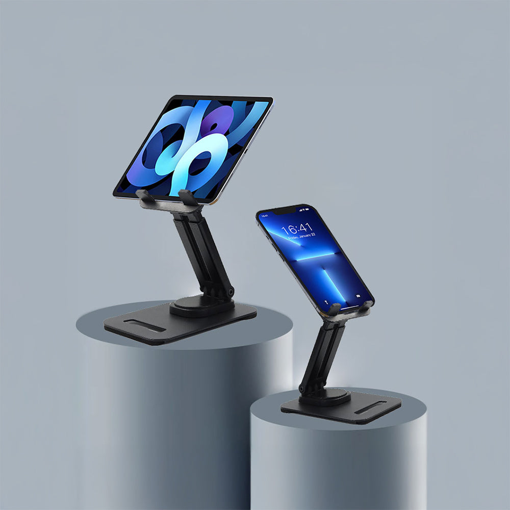 Jmary MK-62 Ayarlanabilir Katlanabilir 360 Derece Dönebilen Telefon ve Tablet Standı Siyah