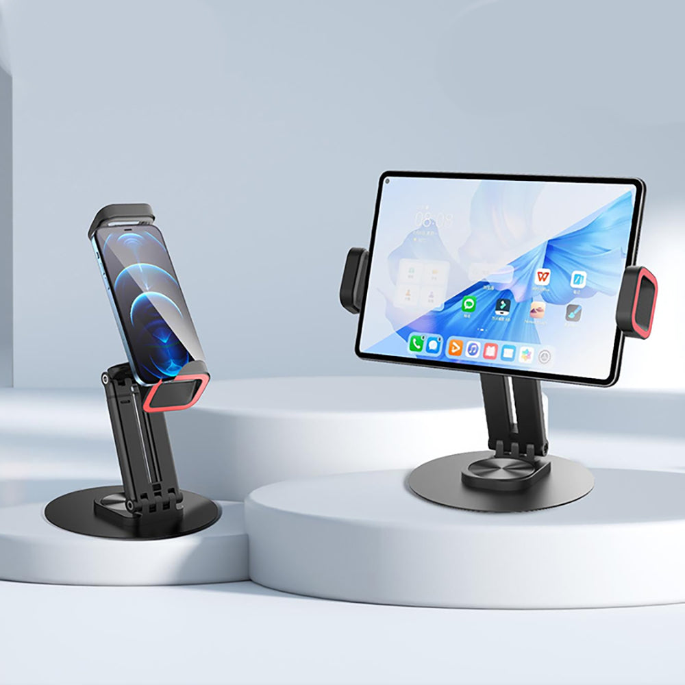 Jmary MK-63 Ayarlanabilir Katlanabilir 360 Derece Dönebilen Telefon ve Tablet Standı Siyah
